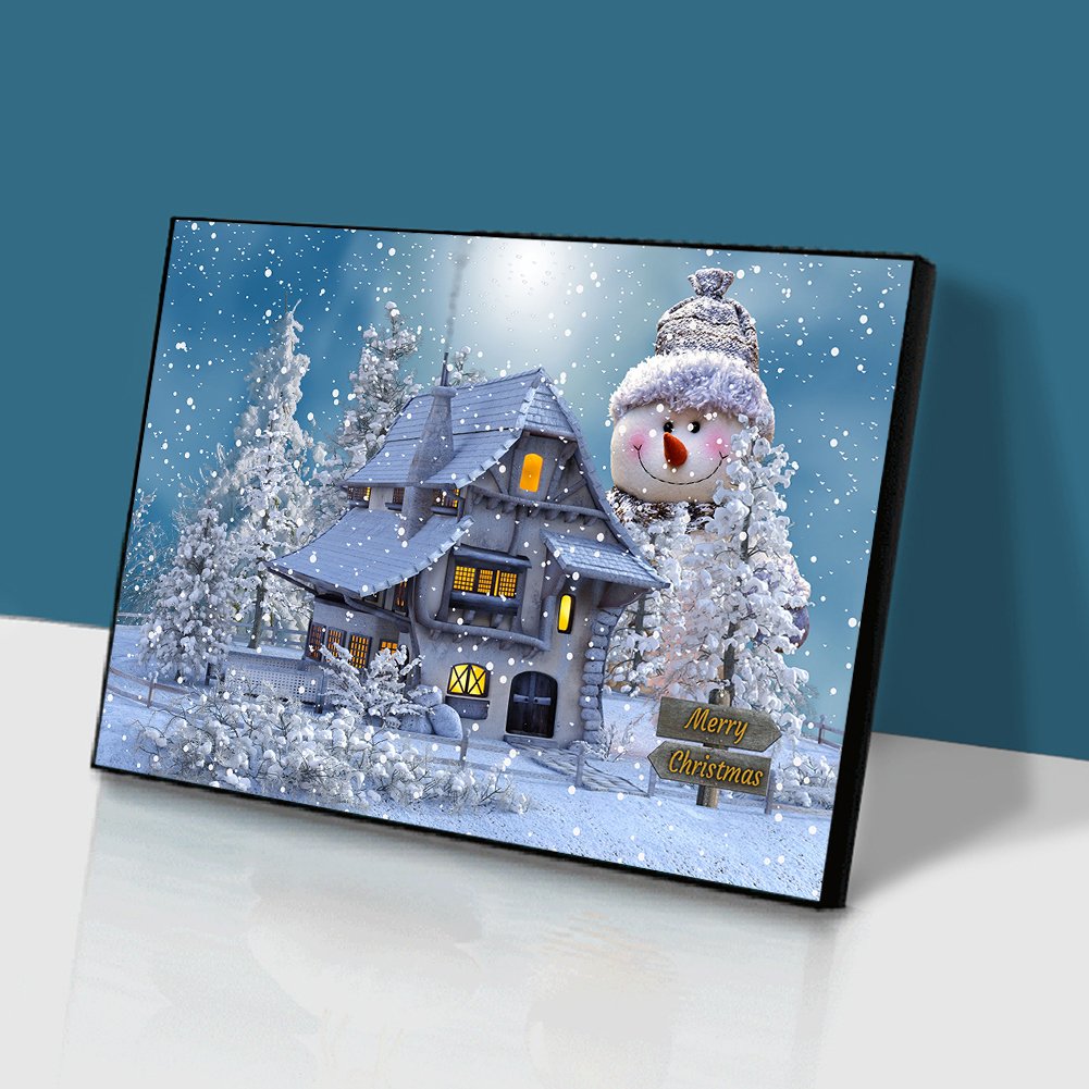 Diamond Painting - Full Round - Snow World