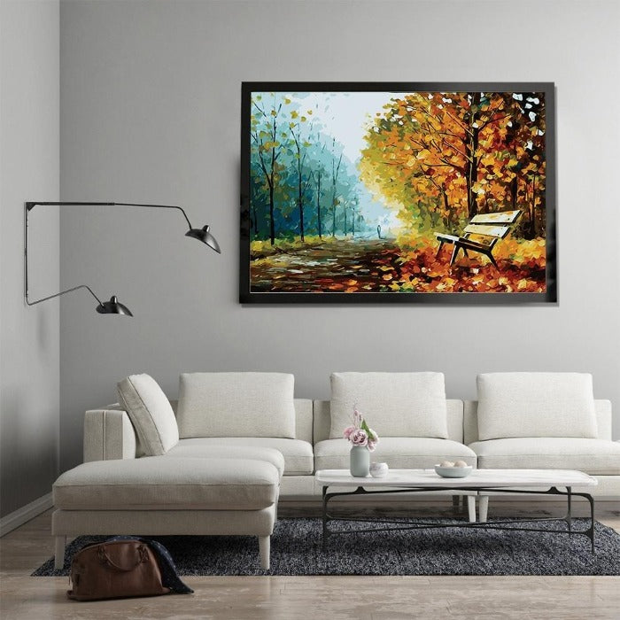 Paint By Number Oil Painting DIY Home Decor Autumn Scenery