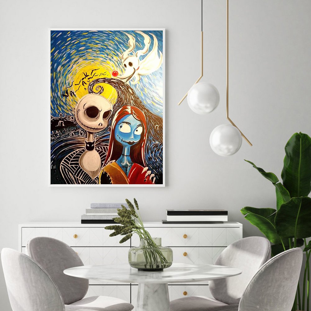 Diamond Painting - Full Round - Jack & Sally