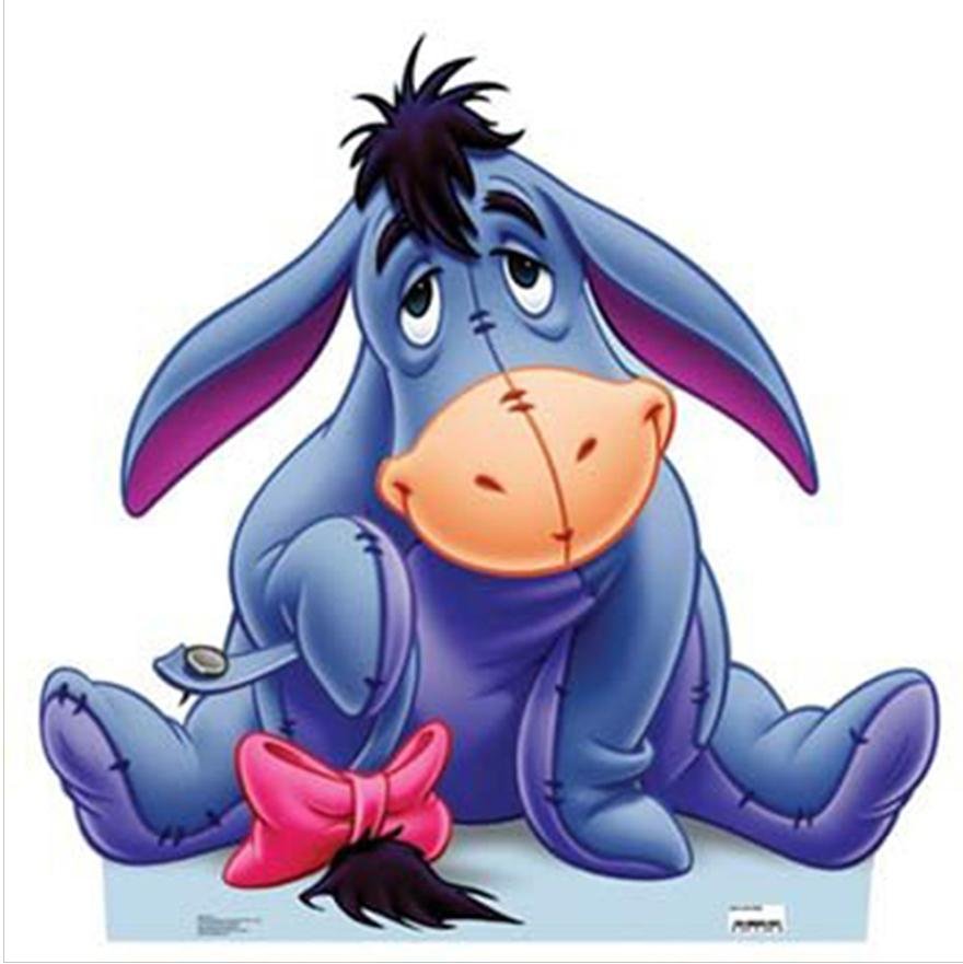 Eeyore Disney Cartoon Diamond Painting On Canvas Kit