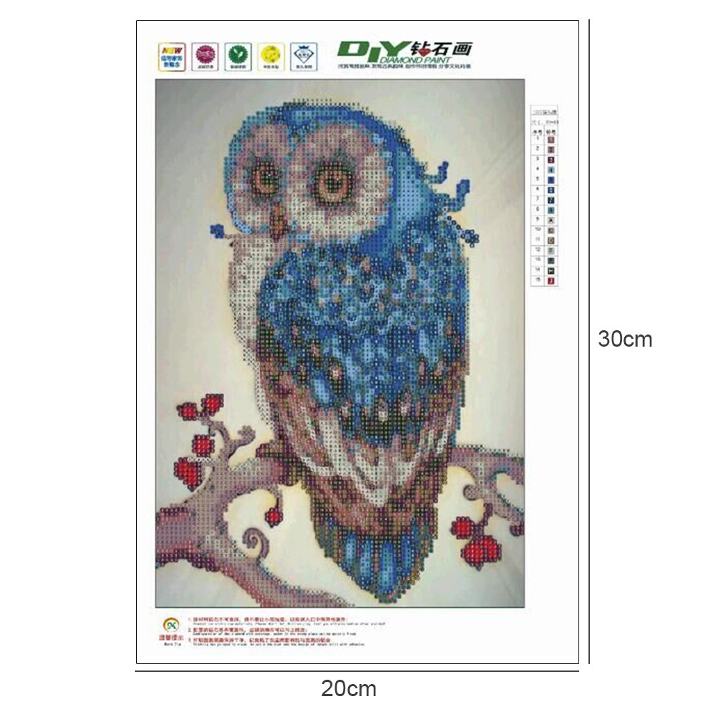 Diamond Painting - Full Round - Bird A