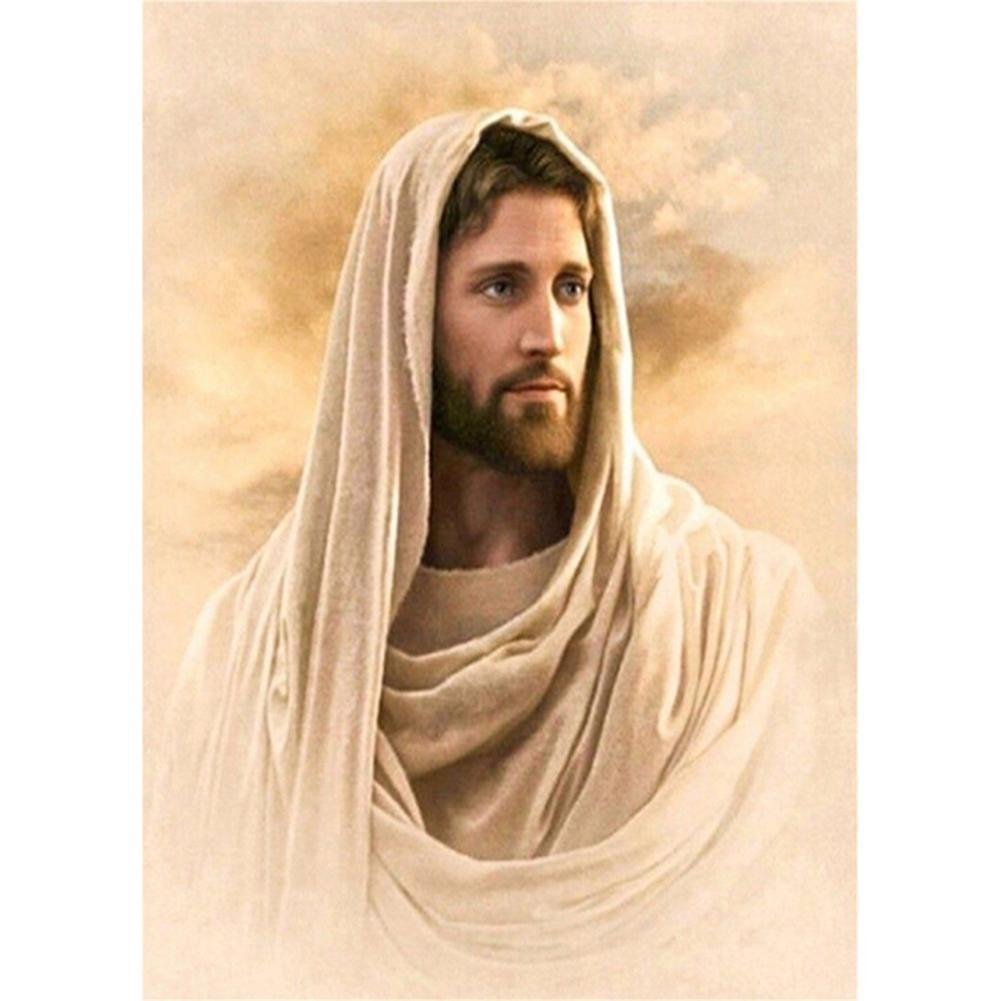5D Diy Diamond Painting Kit Full Round Beads Jesus Christ