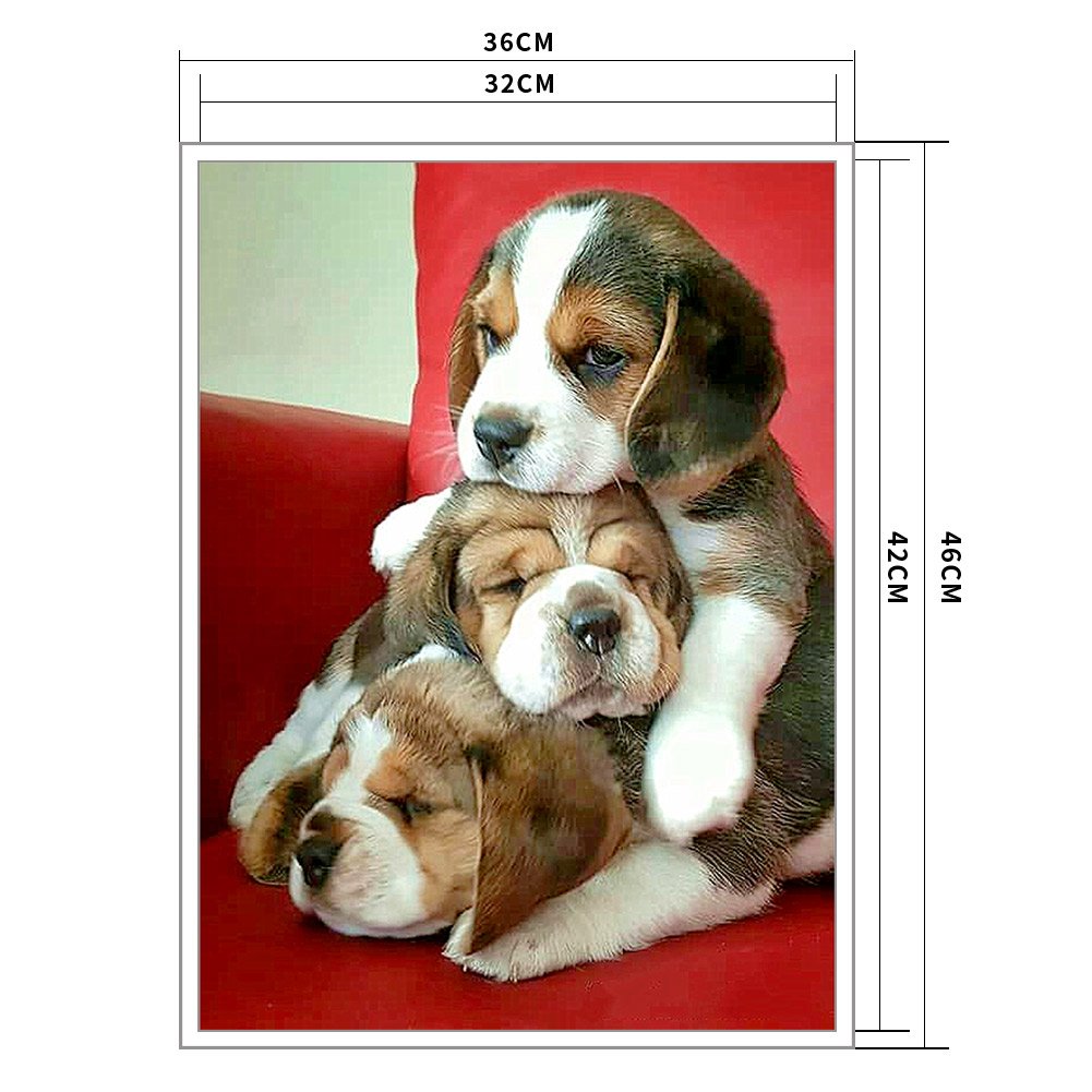 11ct Stamped Cross Stitch - Dog(36*46cm) AA