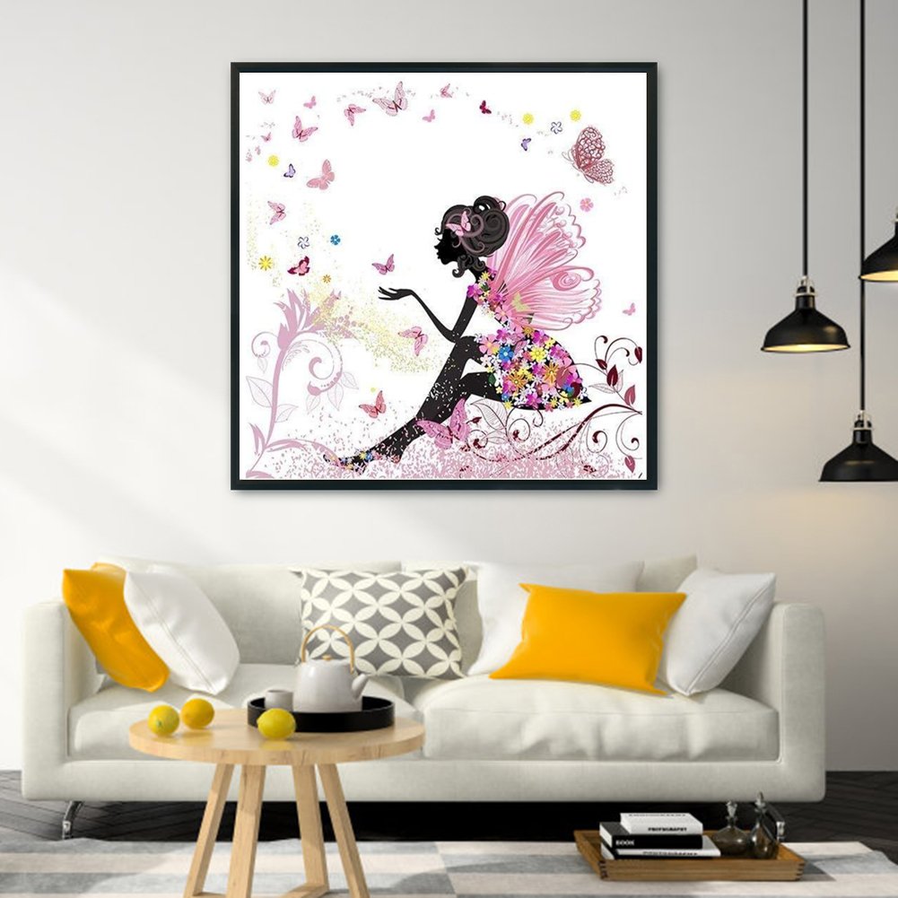 11ct Stamped Cross Stitch - Butterfly Fairy (50*50cm)
