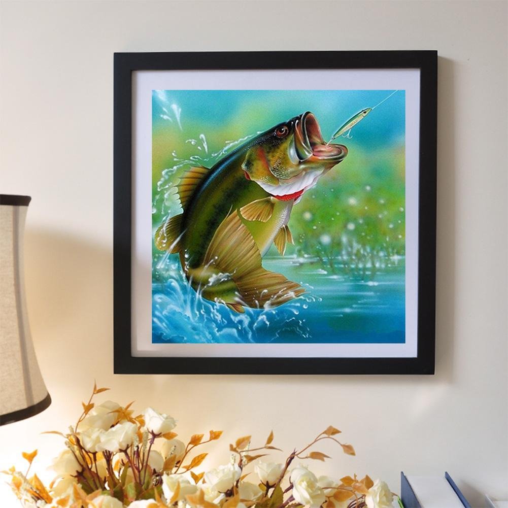 Diamond Painting - Partial Round - Fishing