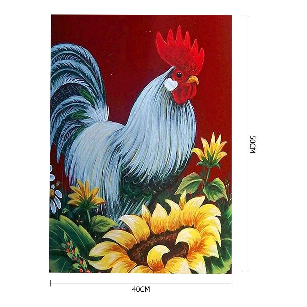 Paint By Number - Oil Painting - Rooster(50*40cm)