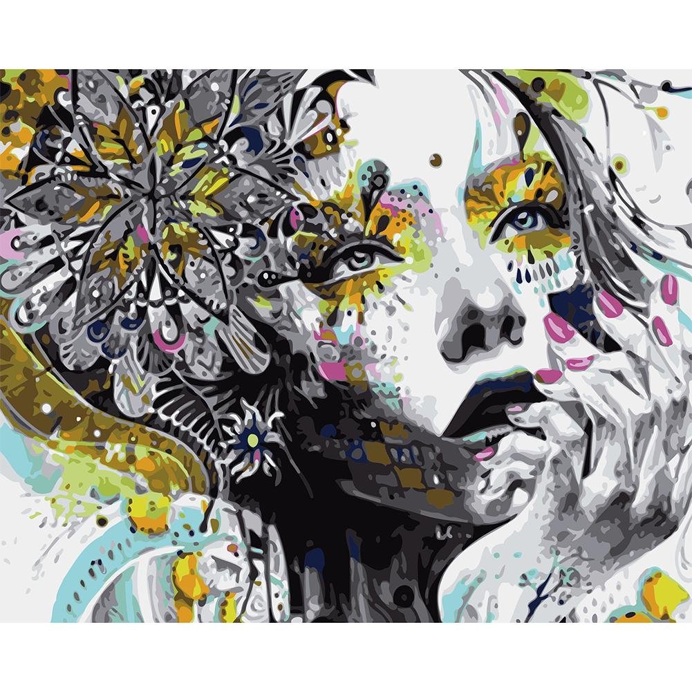 Thinking Beauty canvas paint by numbers(40*50cm)