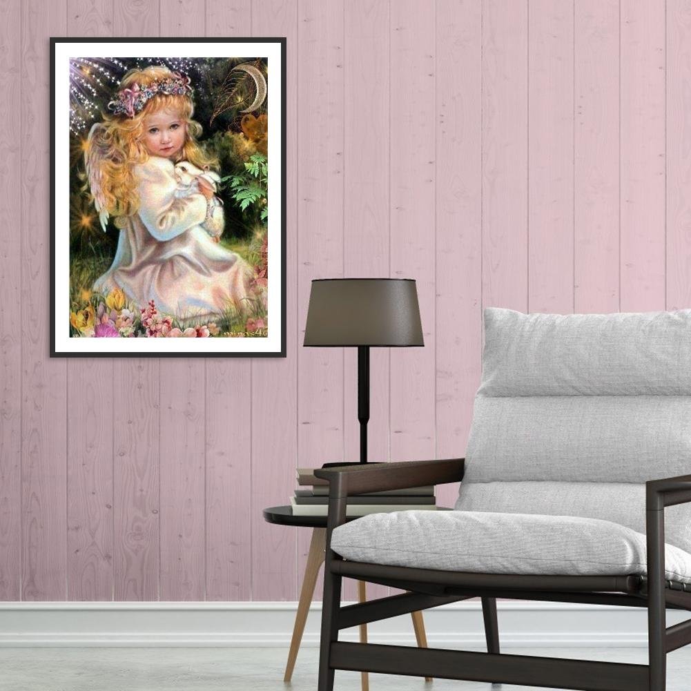 5D DIY Diamond Painting Kit - Full Round - Cute Angel