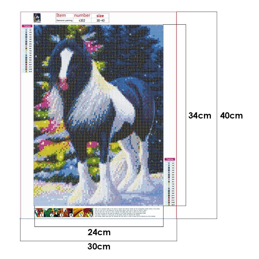 Diamond Painting - Full Round - Horse J