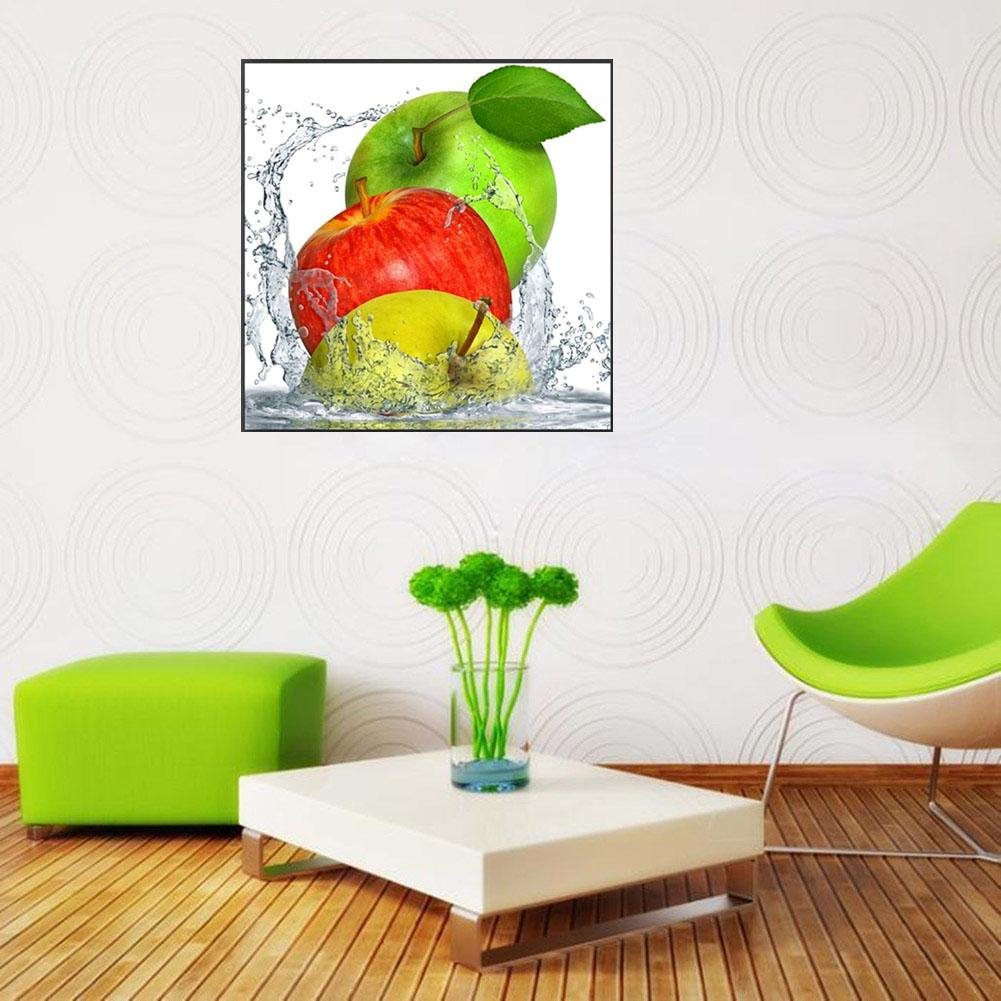Diamond Painting - Partial Round - Apple