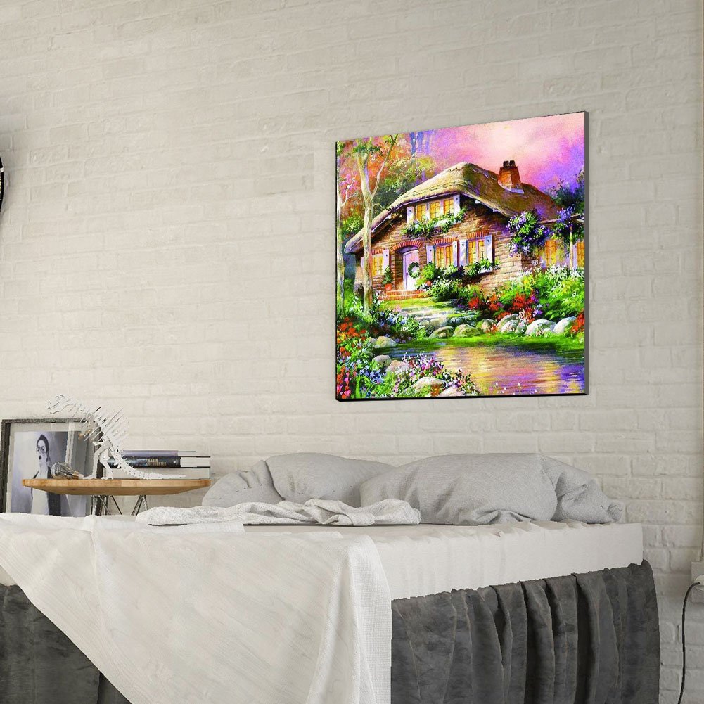 Diamond Painting - Full Round - Beautiful House B