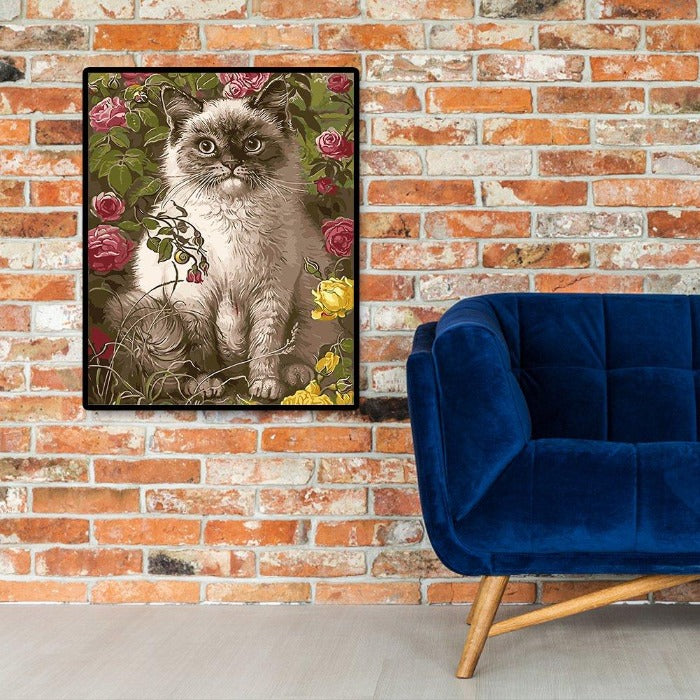 Paint By Number Oil Painting Animal Hand Painted Art Picture Home Decor