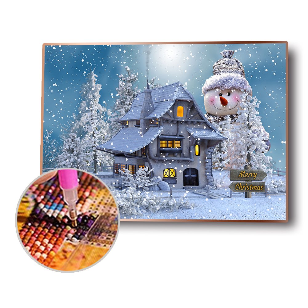 Diamond Painting - Full Round - Snow World