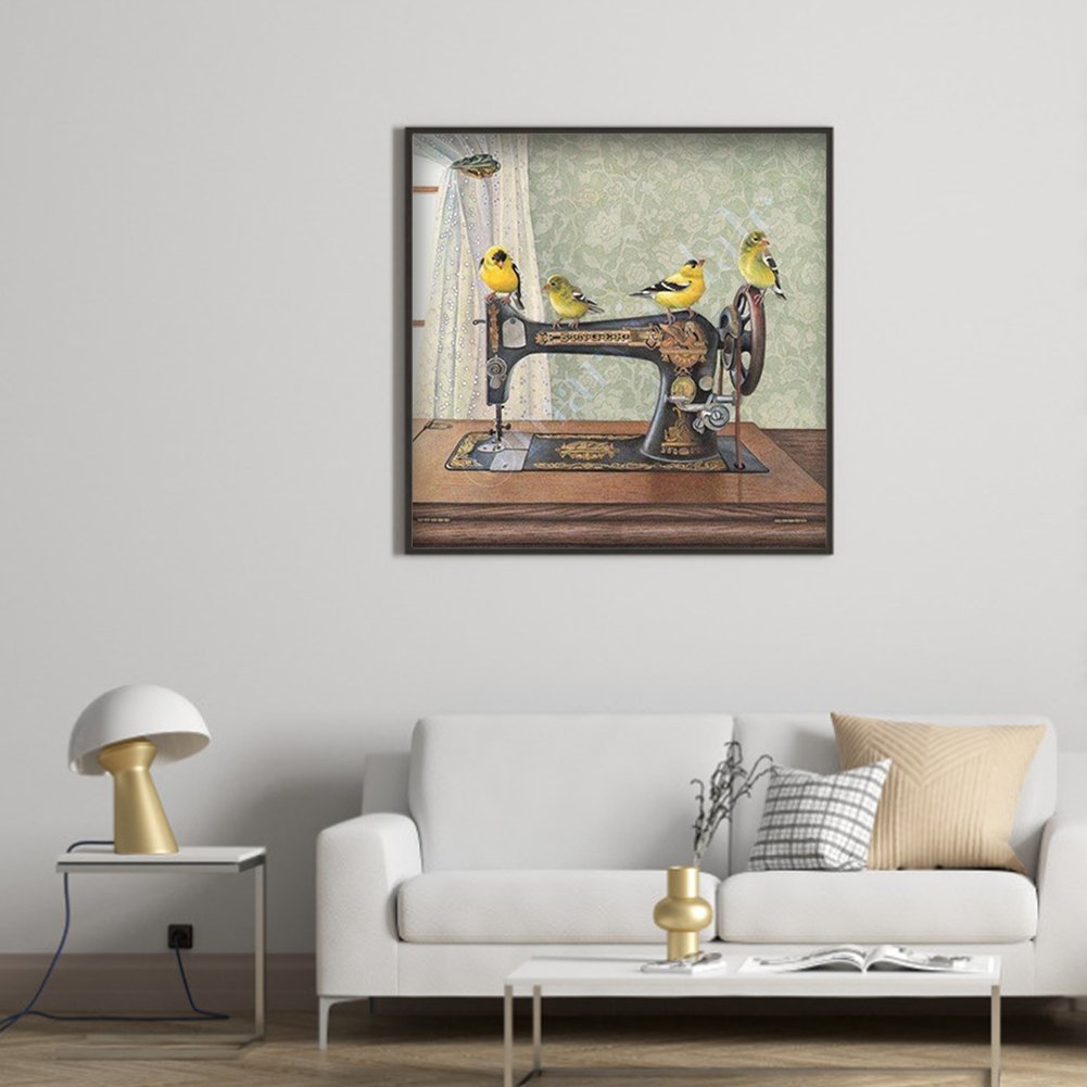 11ct Estampado Ponto Cruz - Máquina de Costura (40*40cm)