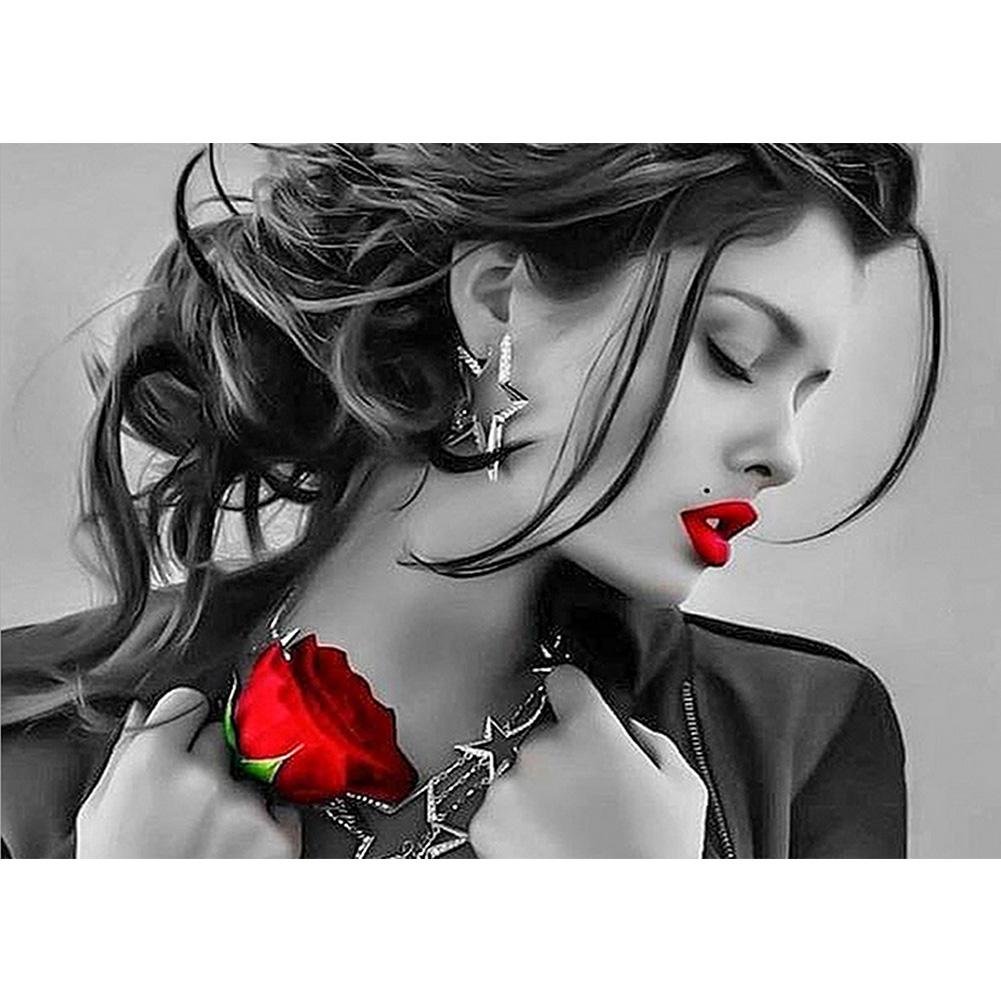 5D Diy Diamond Painting Kit Full Round Beads Sexy Beauty