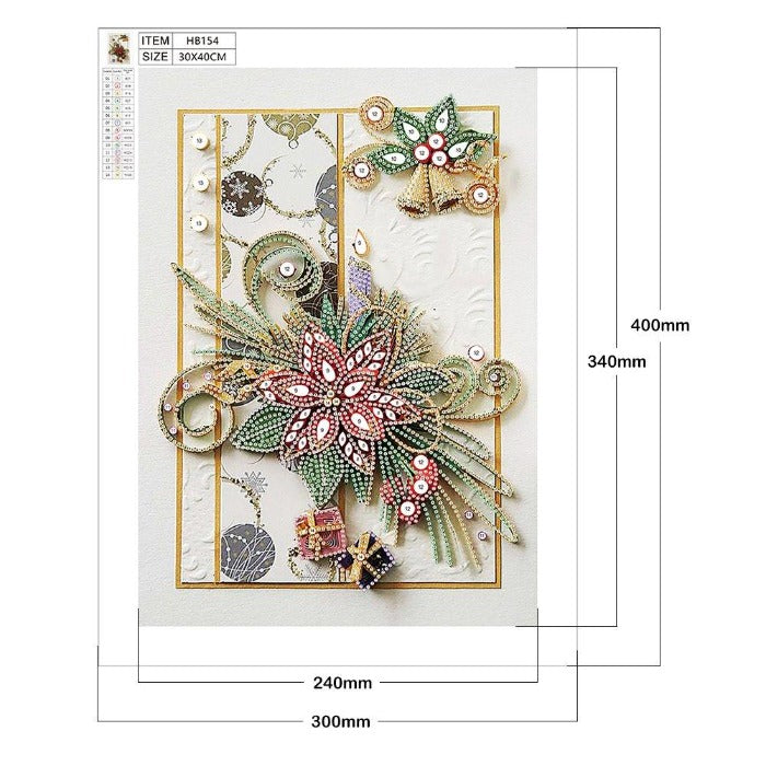 DIY 5D Crystal Rhinestone Diamond Painting Kit Flower