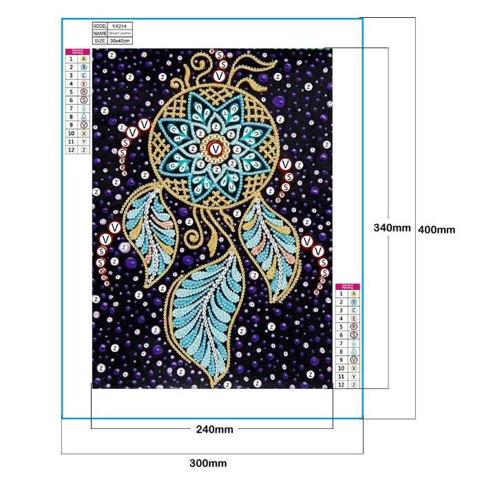 Dream Catcher Crystal Rhinestone Part Special Shaped Diamond Painting