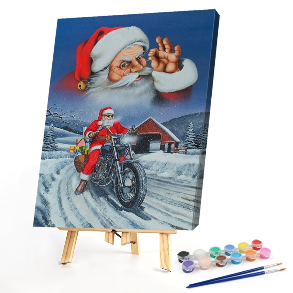 Christmas Paint By Number - Oil Painting - Santa Claus (40*50cm)