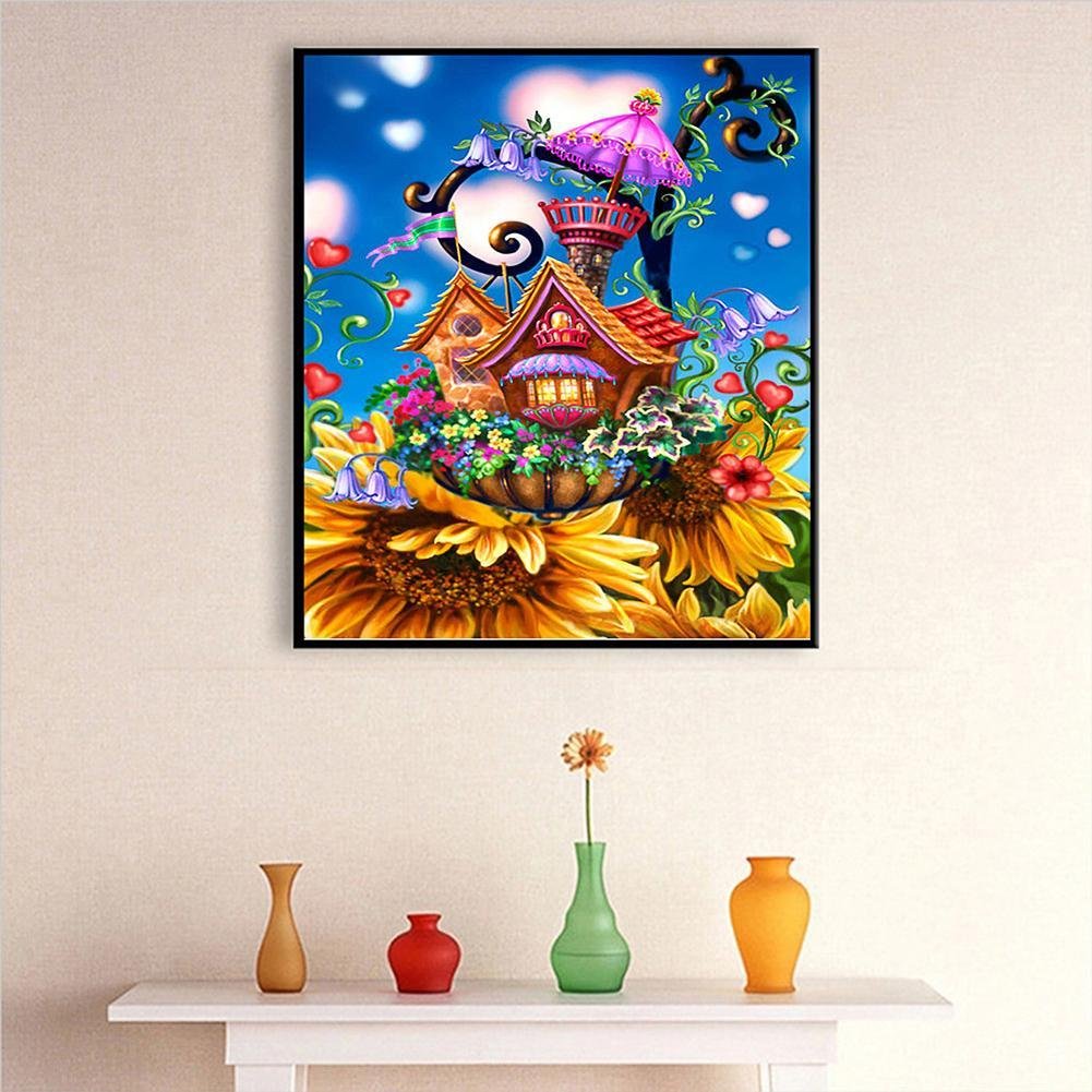 Diamond Painting - Full Round - Sunflower Horse B