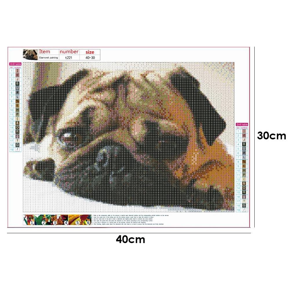 Diamond Painting - Full Round - Dog 20