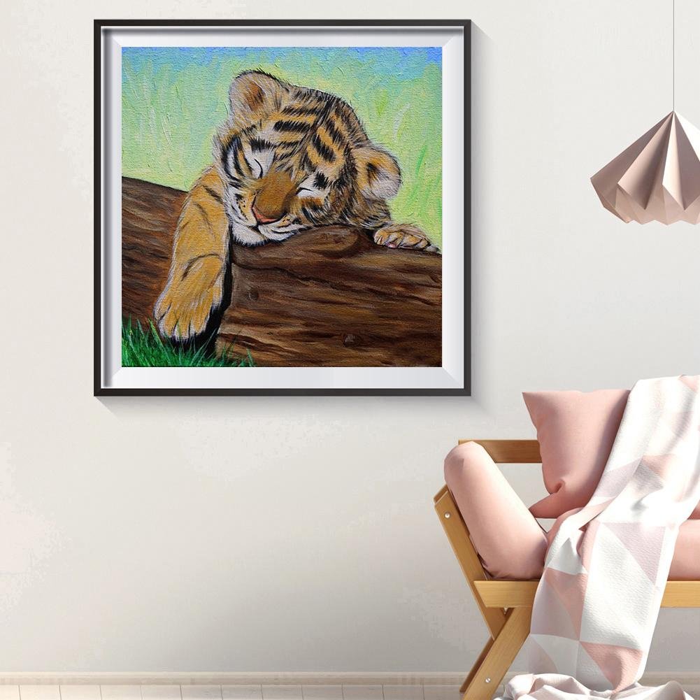 Diamond Painting - Full Round - Tiger 2