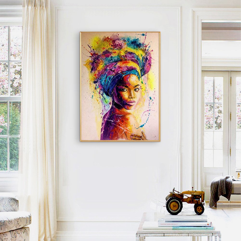 Diamond Painting - Full Round - Indian Girl
