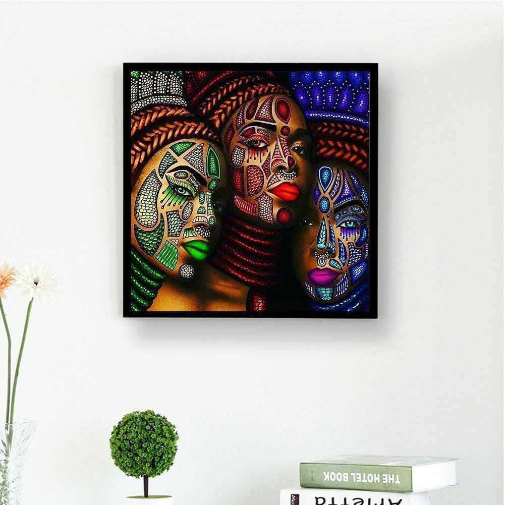 Diamond Painting - Full Round - Painted Face