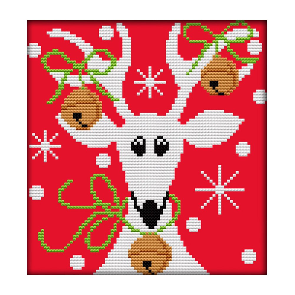 14ct Stamped Cross Stitch Elks (34*34cm)