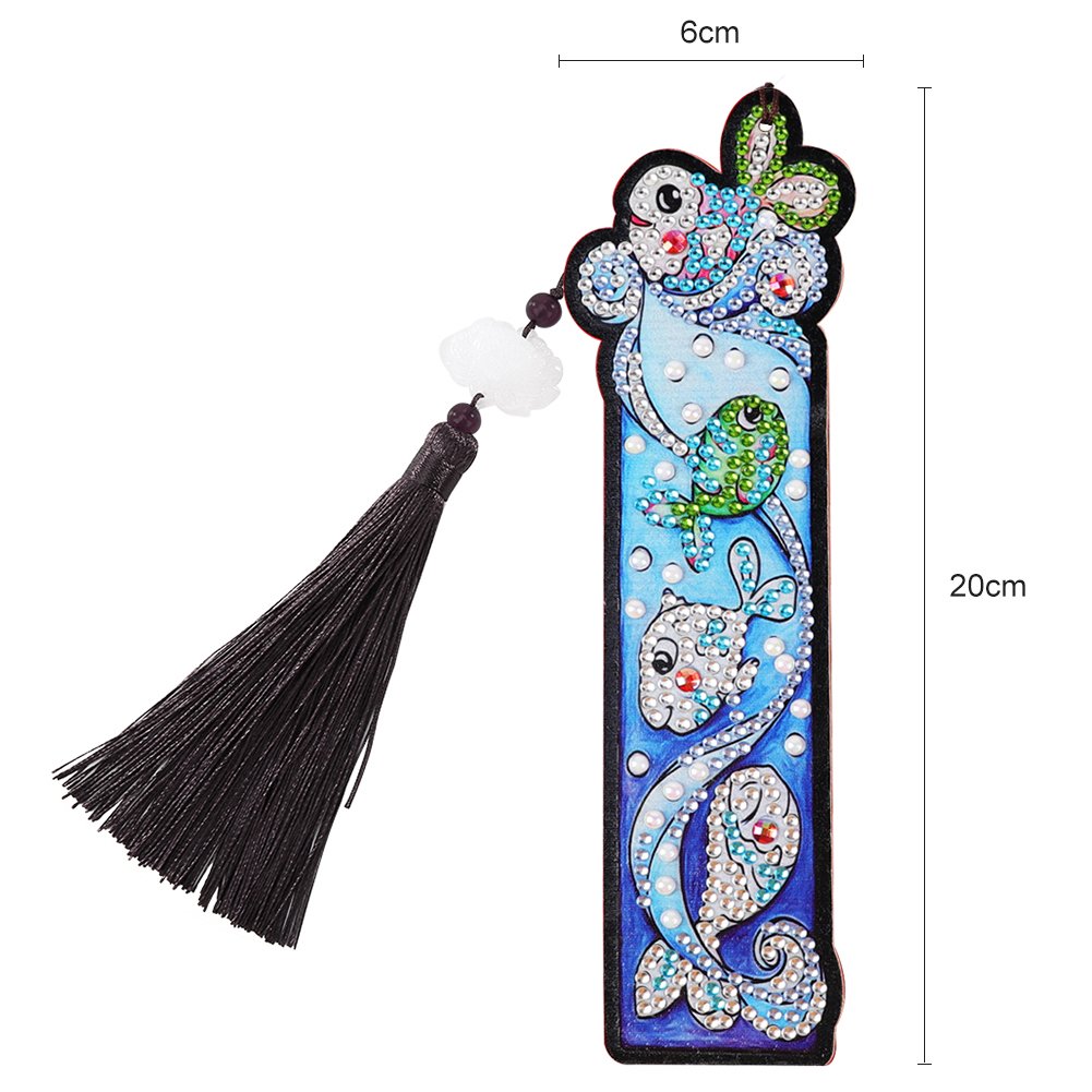 DIY Fish Diamond Painting Bookmark