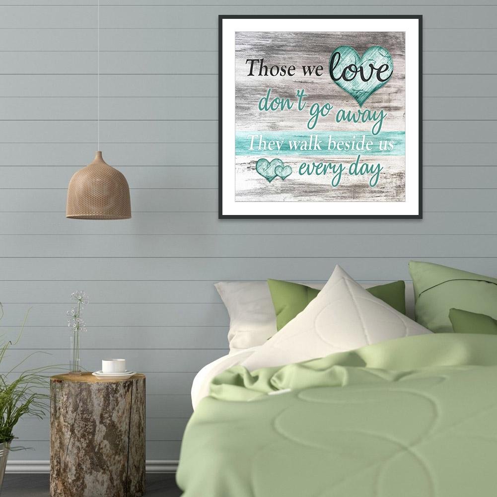 Diamond Painting - Full Round - Love Never Go Away