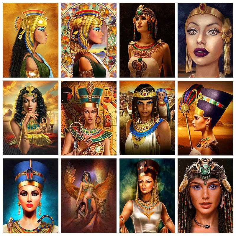 Diamond Painting - Full Drill - Egyptian Queen