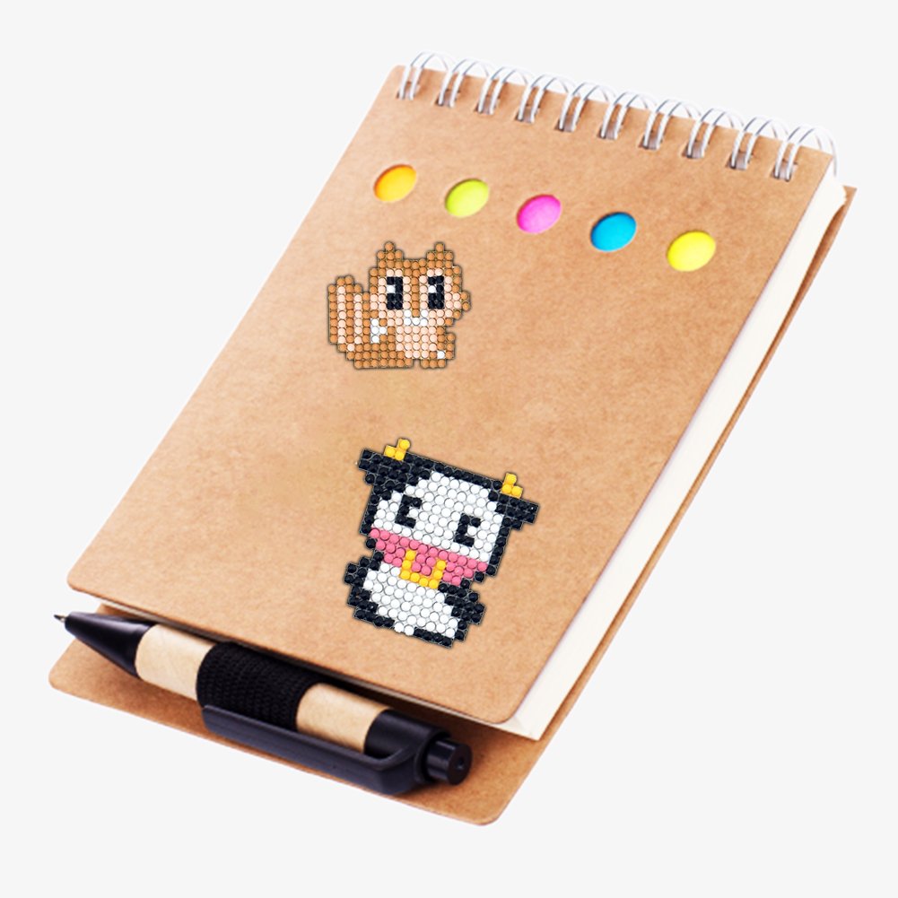 10pcs Kids Funny Toy Diamond Painting Animal Stickers Easy DIY Art Craft