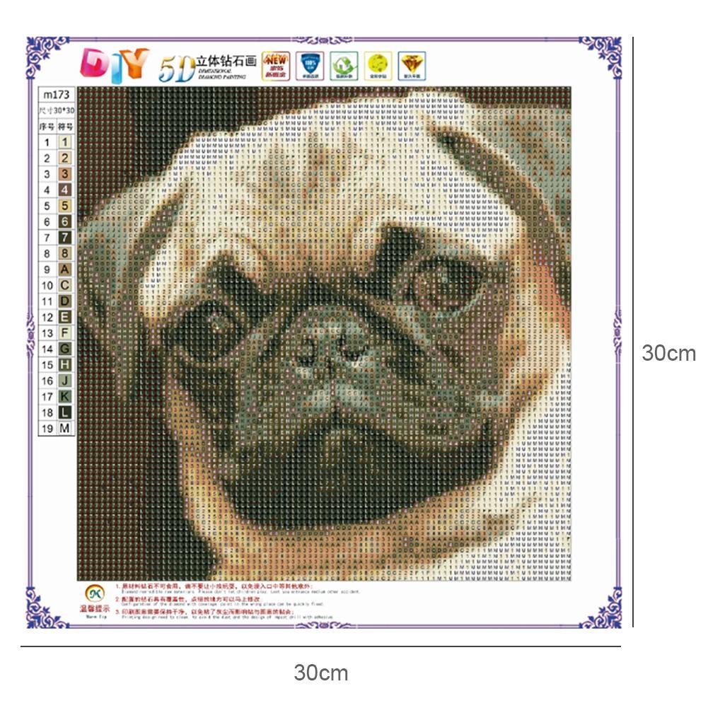 Diamond Painting - Full Round - Cute Dog D