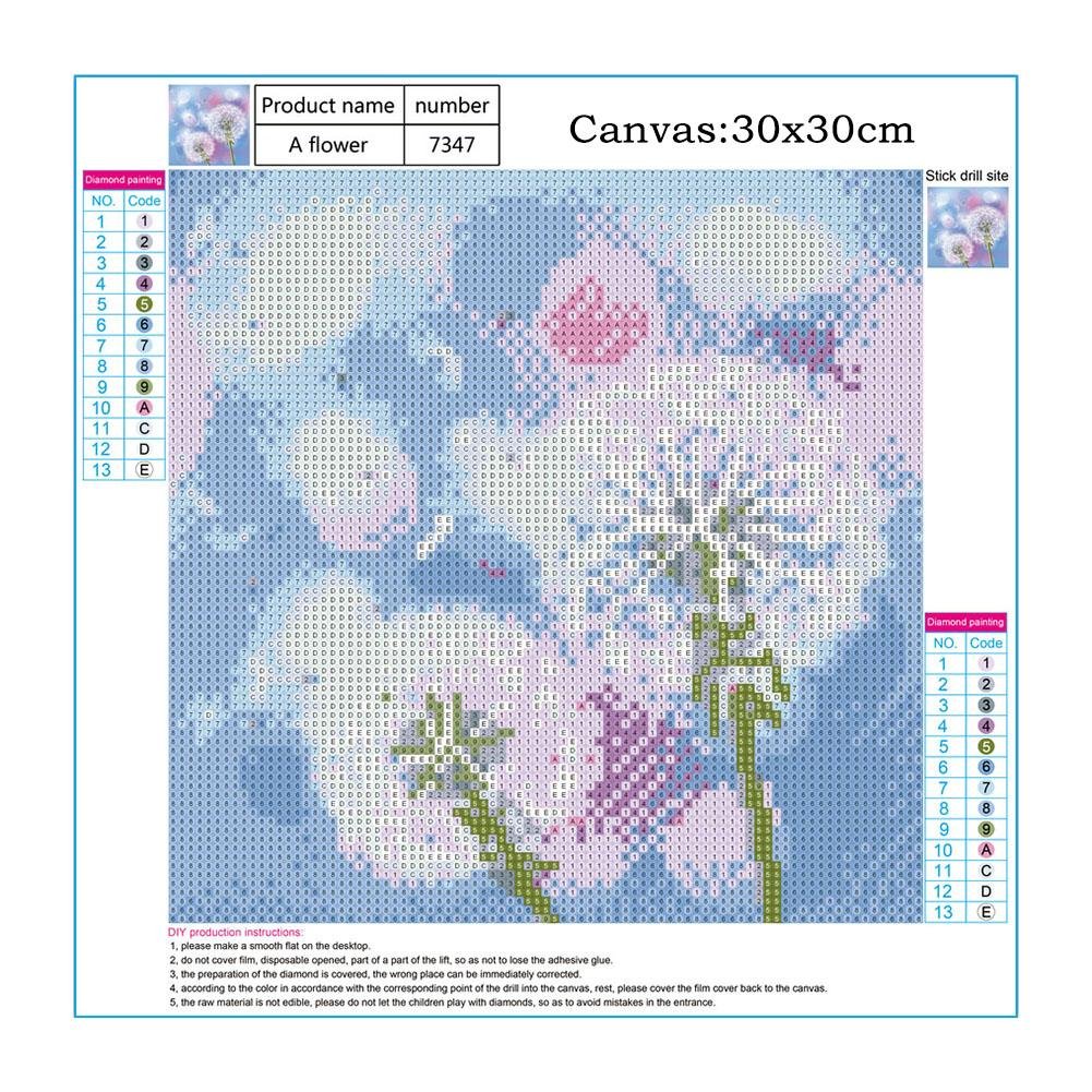 Diamond Painting - Full Round - Dandelion