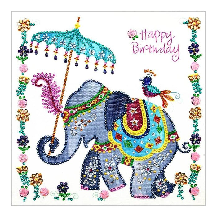 Elephant 5D Diamond Painting (Part Drill) Material: Rhinestone + Canvas