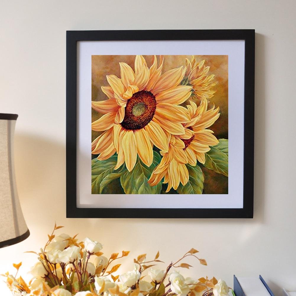 Diamond Painting - Full Round - Sunflower A