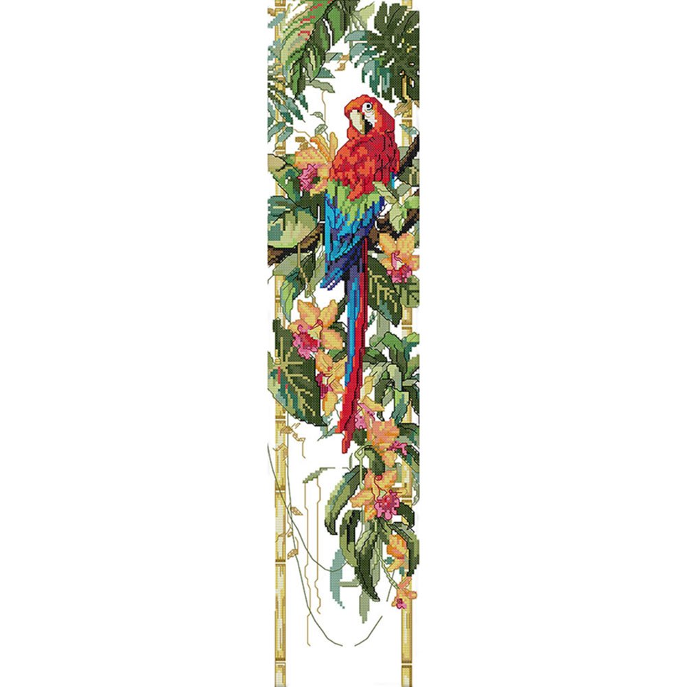 11ct Stamped Cross Stitch Macaw(21*75cm)