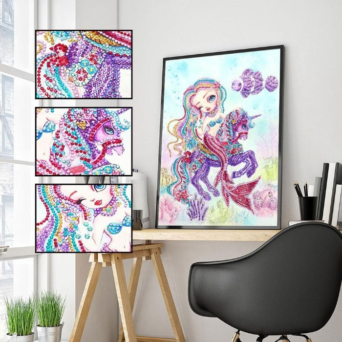 5D DIY DIY 5D Crystal Rhinestone Diamond Painting Kit Sea World