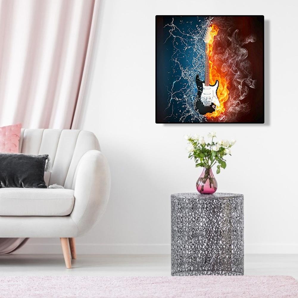 Diamond Painting - Full Round - Hot Guitar