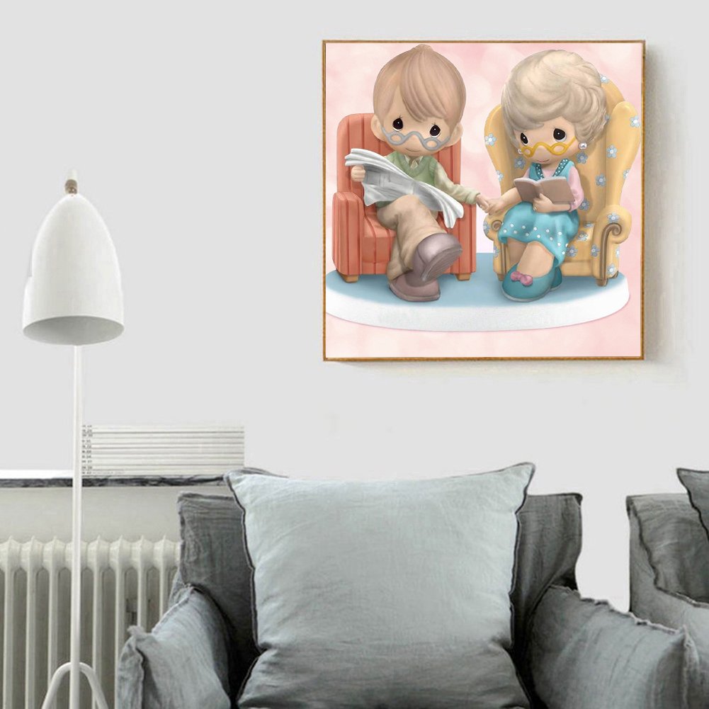 Diamond Painting - Full Round - Sweet Couple (40*40cm)