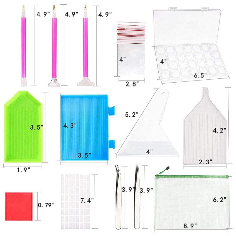 96pcs 5D DIY Diamond Painting Tools Set