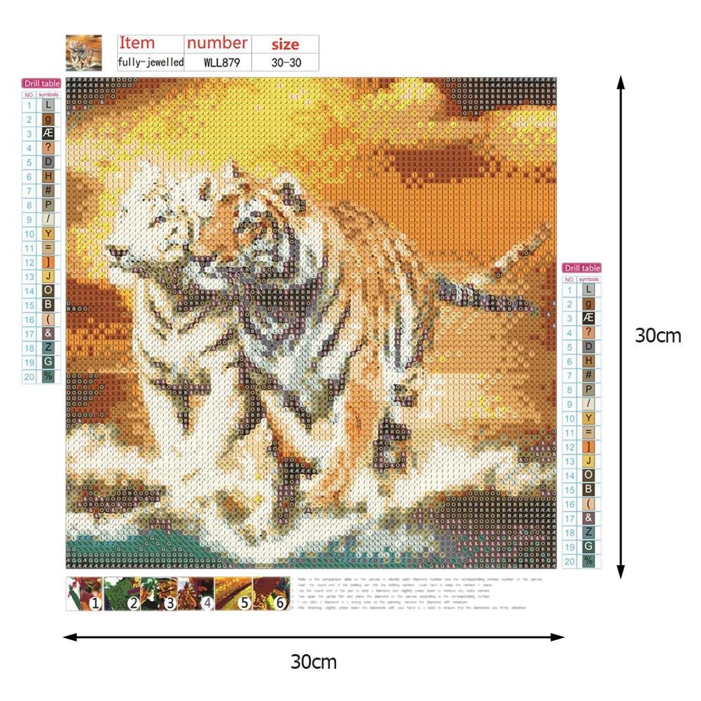 Diamond Painting - Full Round - Tiger E