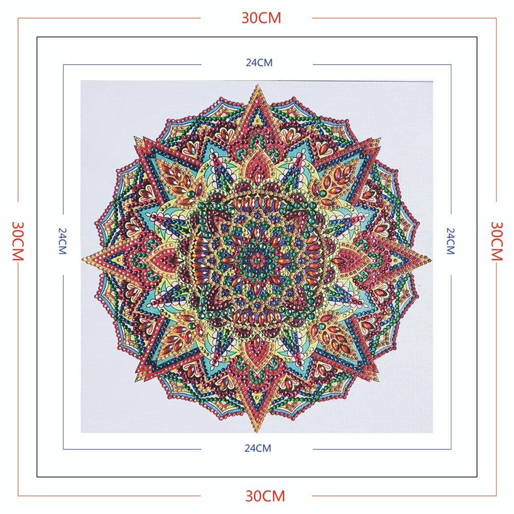 Pintura Diamante - Cristal Strass - Mandala