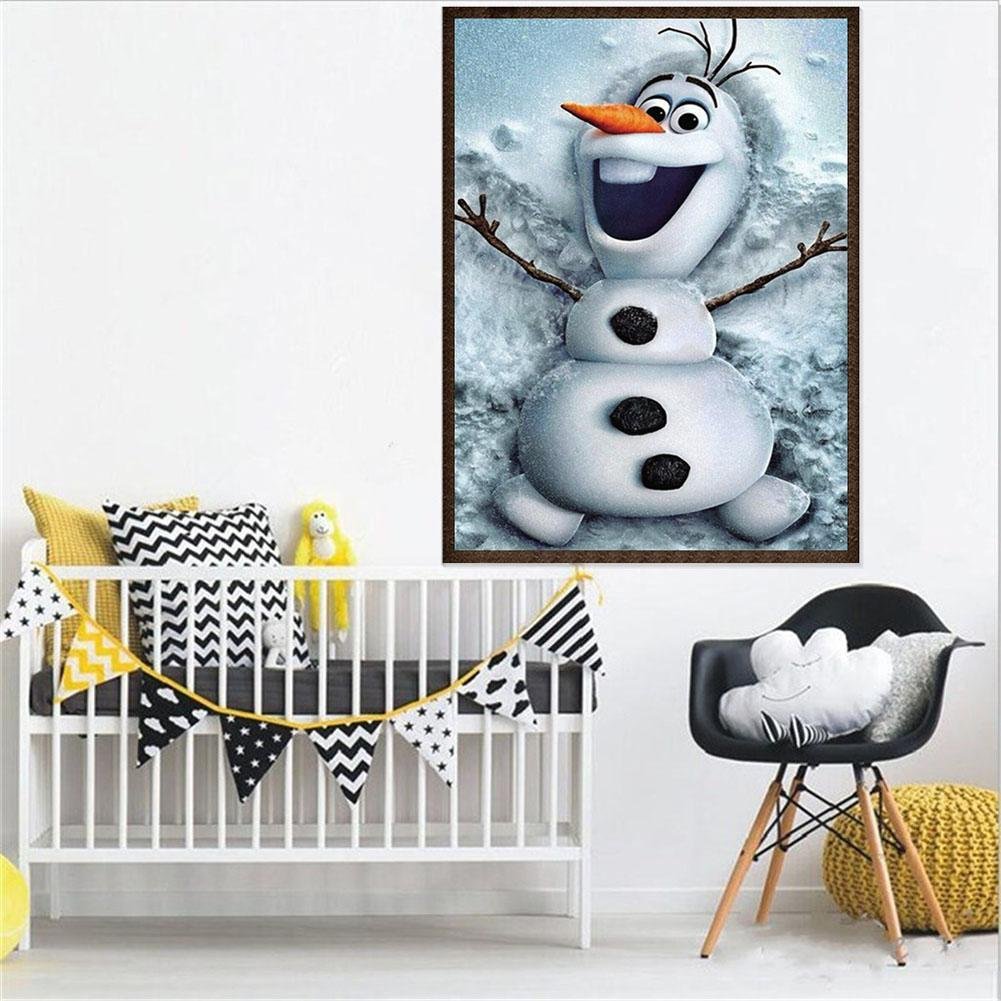Pintura Diamante - Volta Parcial - Cute Olaf