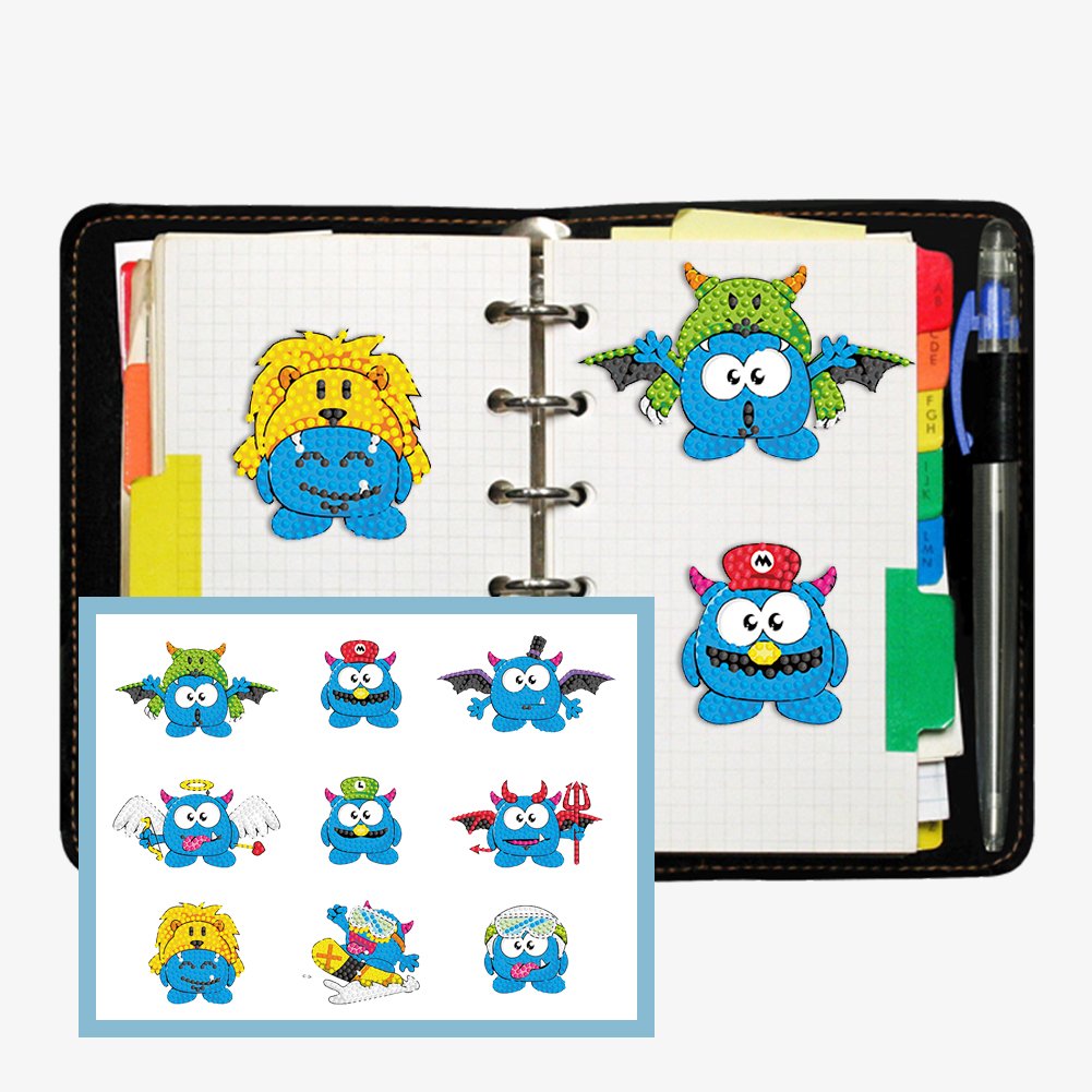 Diamond Painting Stickers Kits 5D DIY Cartoon Handmade Mosaic U
