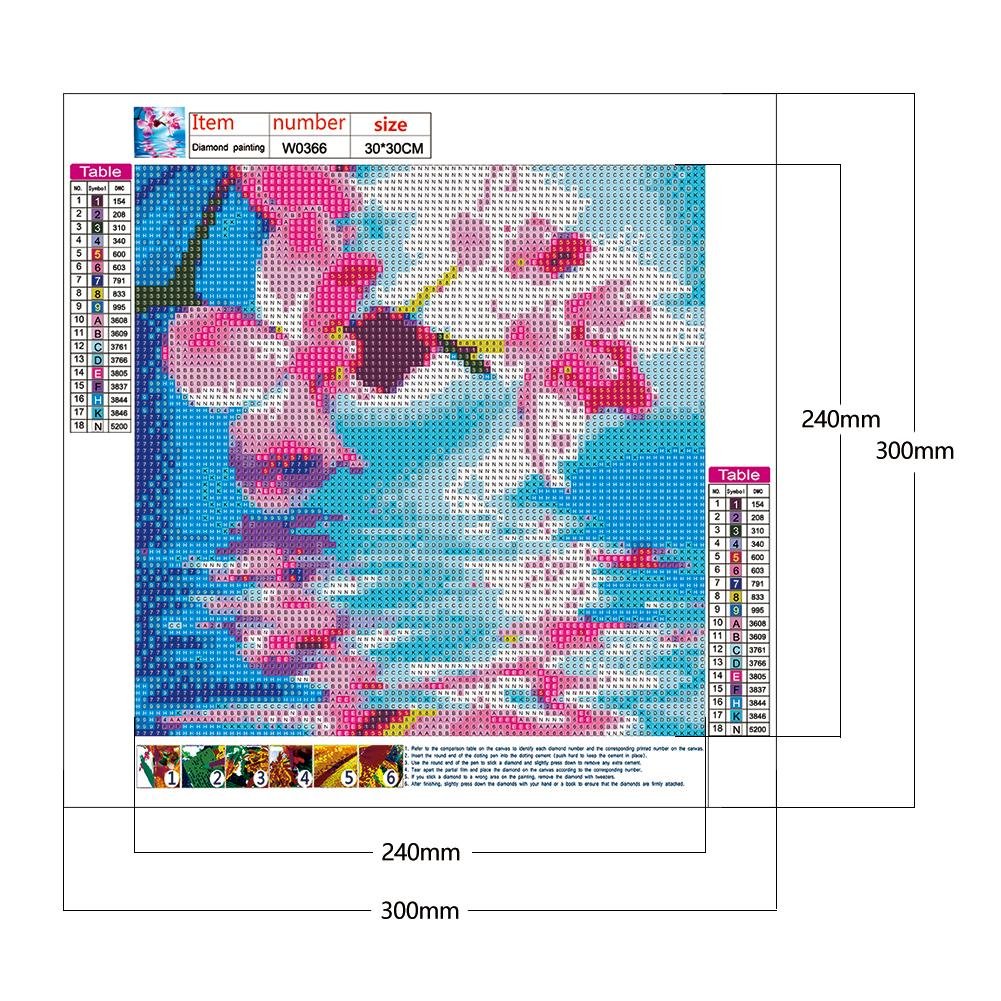 Diamond Painting - Full Round - Flower 5