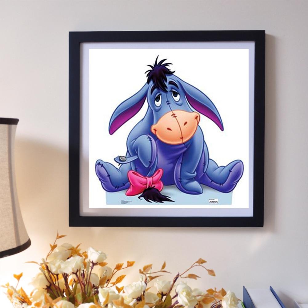 Eeyore full drill cartoon diamond painting on canvas