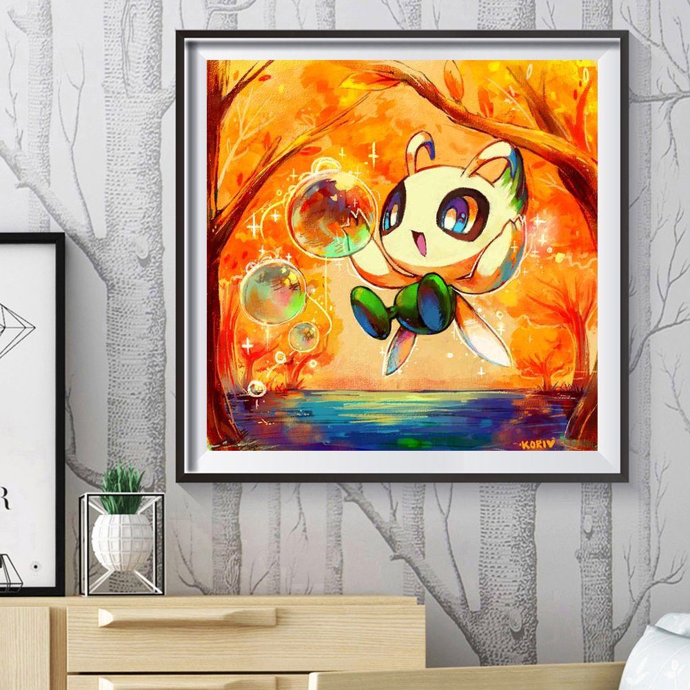 Diamond Painting - Full Round - Cartoon Cat A