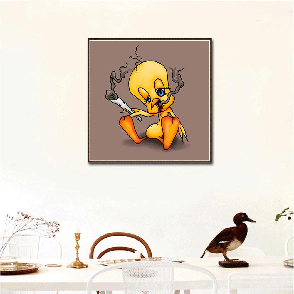 Diamond Painting - Full Round - Funny Cartoon Duck