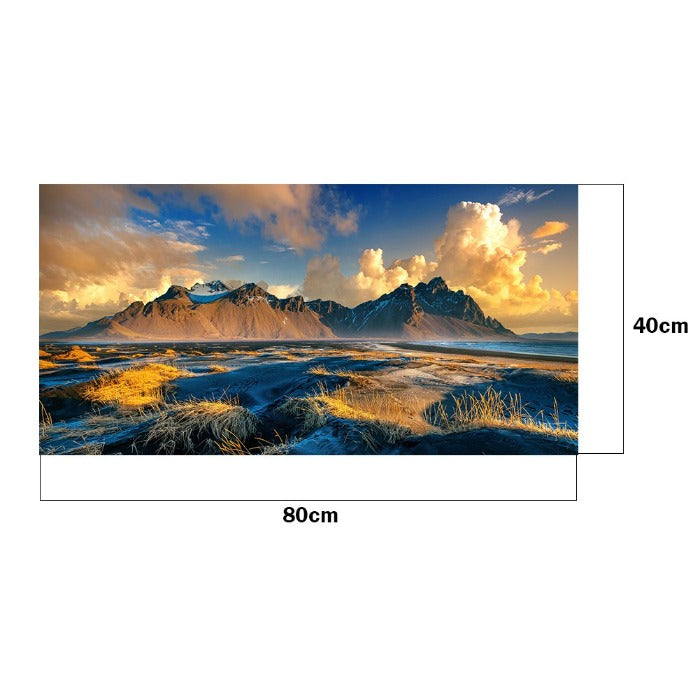 No Frame Mountain Landscape Canvas Acrylic Paint Handpainted Gift